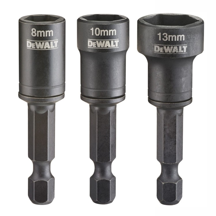 Zestaw nasadek udarowych 8, 10, 13mm DeWALT