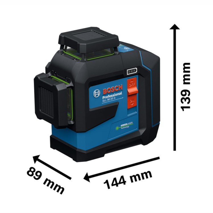 Laser liniowy Bosch GLL 80-33 G