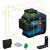 Bosch 0601065500 Laser krzyżowy GLL 80-33 G 3x360° zielony 30m