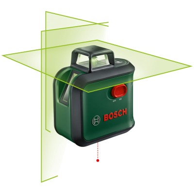 BOSCH 0603663B07 Laser krzyżowy zielony AdvancedLevel 360