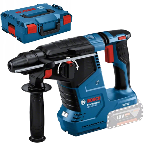 Młotowiertarka 18V 2,4J Bosch GBH 18V-24 C BODY + Walizka L-BOXX 136