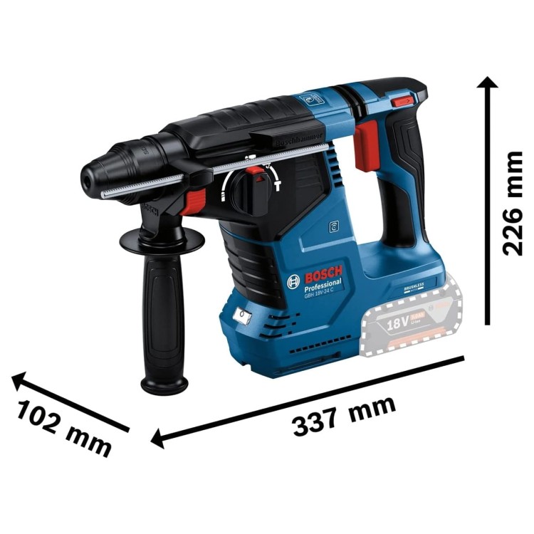 Młotowiertarka 18V 2,4J Bosch GBH 18V-24