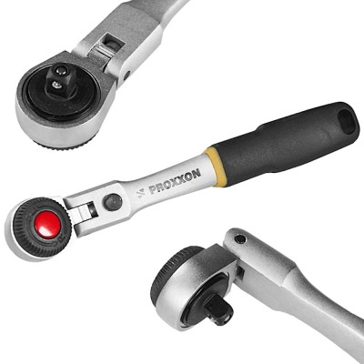 Grzechotka 1/4" z ruchomą główką Proxxon 23074