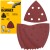 DeWALT DT3090 Papier ścierny trójkątny na rzep 93 x 93 mm gr. 40 10 szt.
