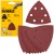 DeWALT DT3092 Papier ścierny trójkątny na rzep 93 x 93 mm gr. 80 10 szt.