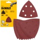 DeWALT DT3092 Papier ścierny trójkątny na rzep 93 x 93 mm gr. 80 10 szt.