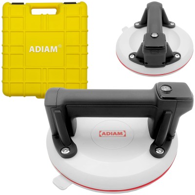 ADIAM 205006 Przyssawka akumulatorowa z manometrem PP-A-209 200mm 150kg