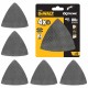 Siatka ścierna 93x93mm gradacja 80 do drewna, PVC 5szt. DeWALT DTM3092