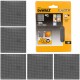 Siatka ścierna 115x115mm gr 120 do drewna metalu PCV 5szt DeWALT DTM3023