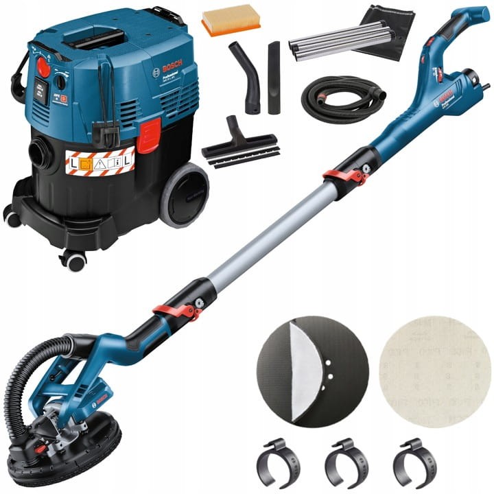 Bosch Szlifierka do gipsu 550W GTR 550 + Odkurzacz GAS 35 L AFC 1200W