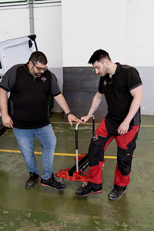 zastosowanie wózka 28912 RUBI