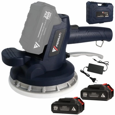 Przyssawka wibracyjna VIBRA do płytek 180mm 2x 7,5Ah walizka Ferrati F10105