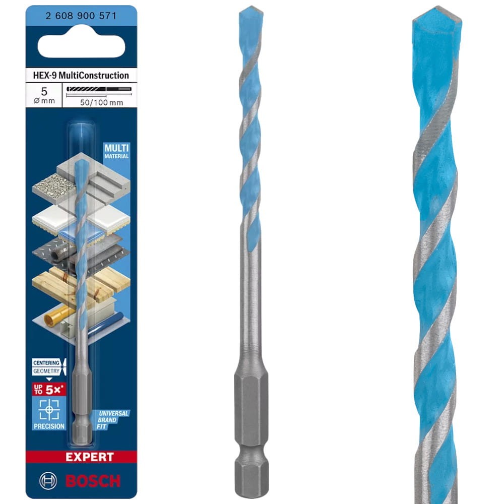 BOSCH Wiertło uniwersalne EXPERT HEX-9 Multi Construction 5x100mm 1szt.