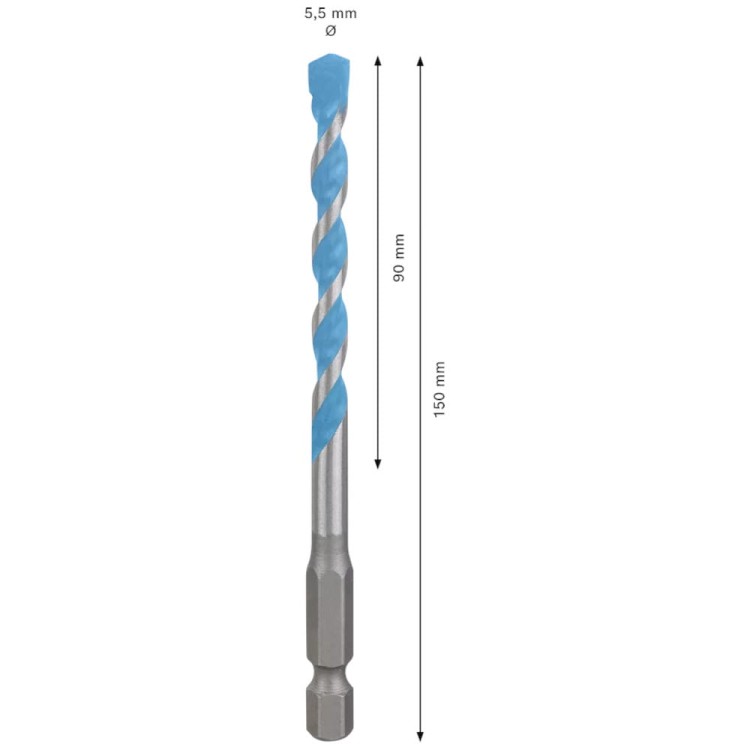 Wiertło uniwersalne BOSCH EXPERT HEX-9 Multi Construction