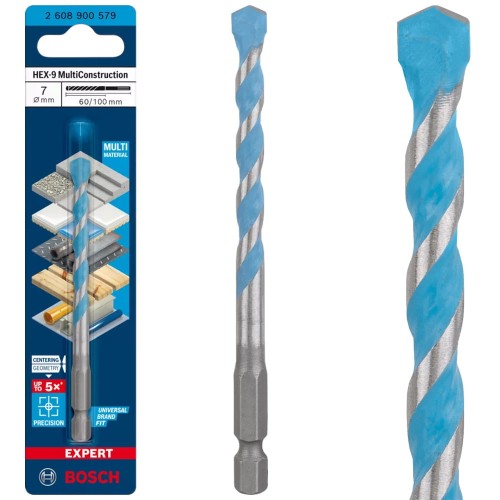 BOSCH Wiertło uniwersalne EXPERT HEX-9 Multi Construction 7x100mm 1szt.