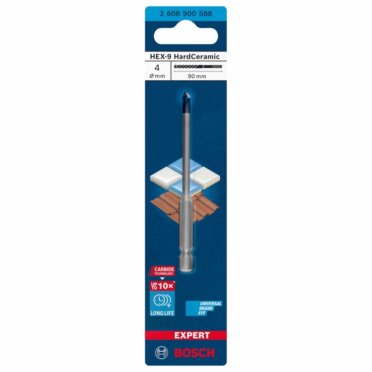Wiertło EXPERT HEX-9 Hard Ceramic Bosch