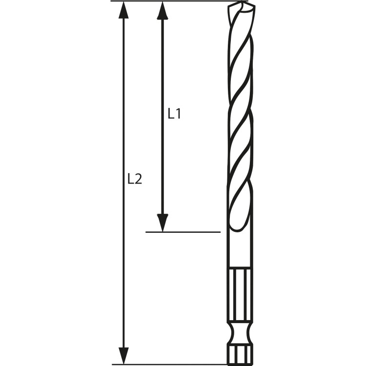 Wiertło spiralne do metalu IMPACT CONTROL Bosch