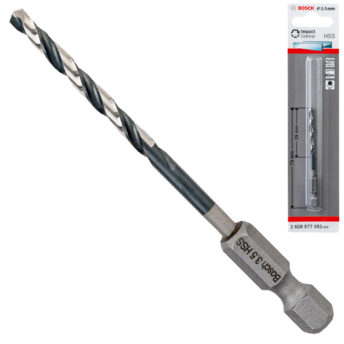 Bosch wiertło do metalu IMPACT CONTROL 3,5x79mm
