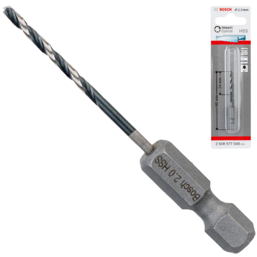 Bosch wiertło do metalu IMPACT CONTROL 2x60mm