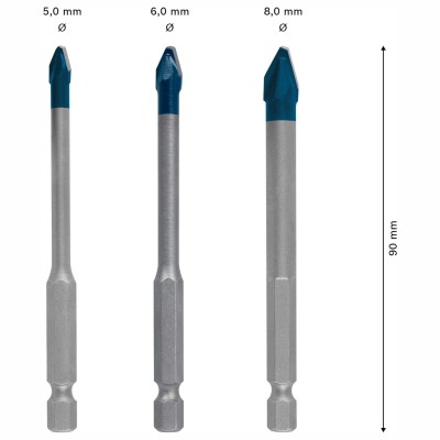 Zestawy wierteł EXPERT HEX-9 Hard Ceramic Bosch 2608900595