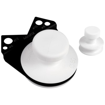 Zestaw 2 przyssawek do płytek z szablonem do wiercenia MiniFix