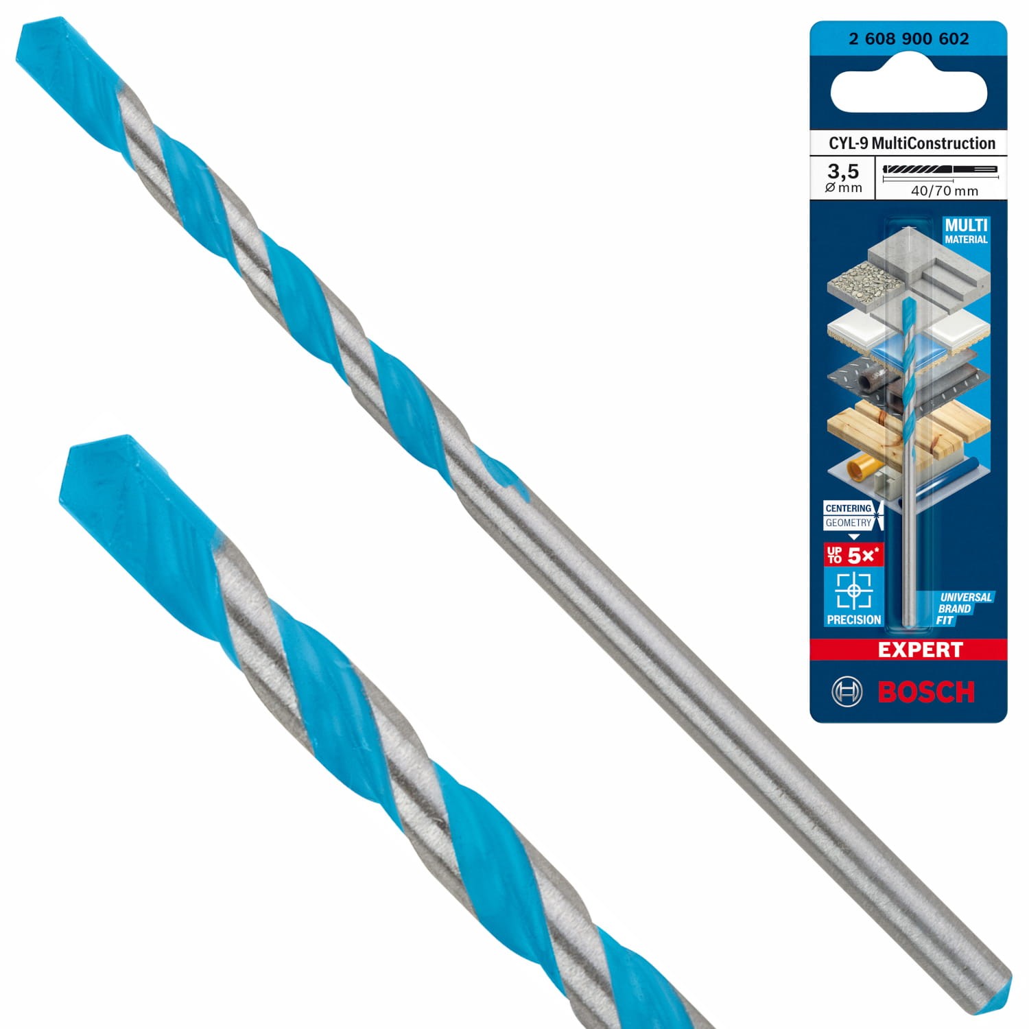 Wiertło EXPERT CYL-9 Multi Construction 3,5x40x70mm Bosch 2608900602