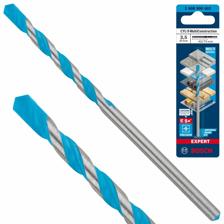 Wiertło EXPERT CYL-9 Multi Construction 3,5x40x70mm Bosch 2608900602