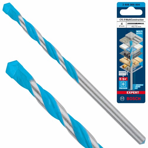 Wiertło EXPERT CYL-9 Multi Construction 4x40x75mm Bosch 2608900604