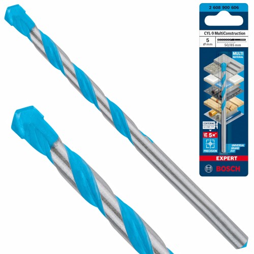 Wiertło EXPERT CYL-9 Multi Construction 5x50x85mm Bosch 2608900606