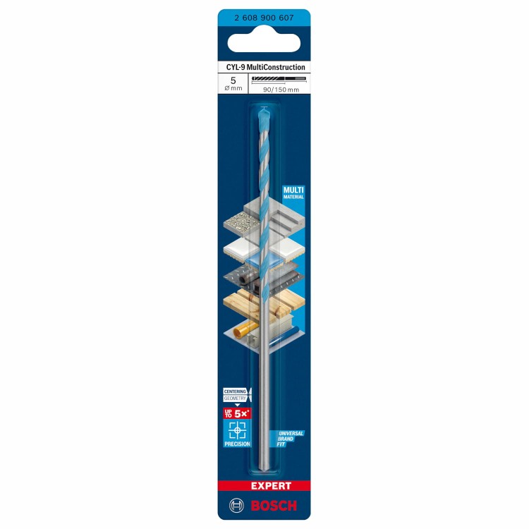 Wiertło Multi Construction 5mm Bosch 2608900607