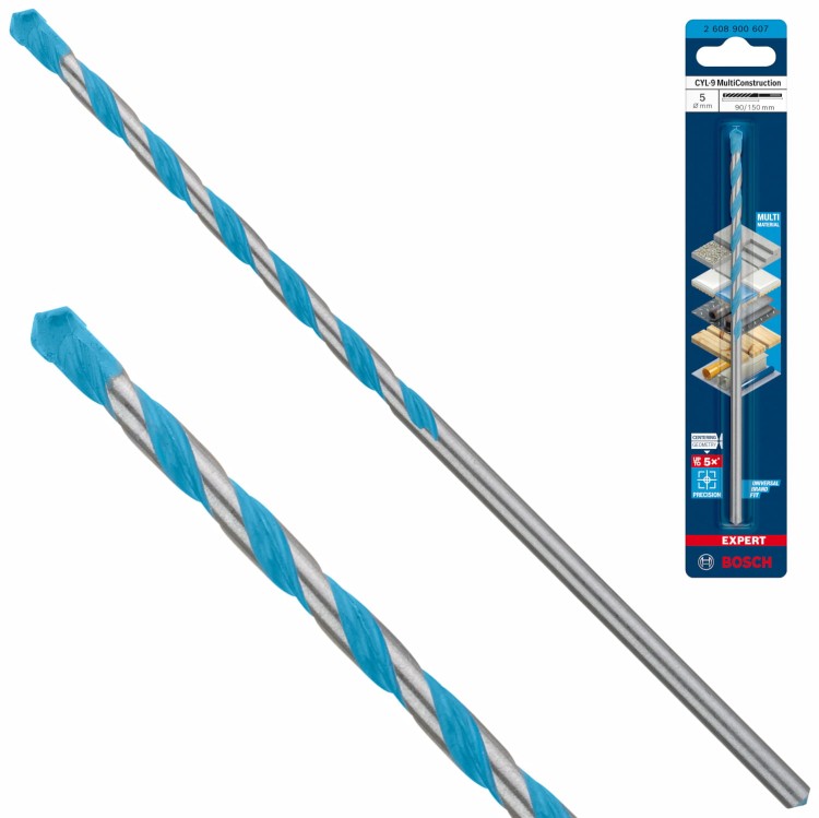 Wiertło EXPERT CYL-9 Multi Construction 5x90x150mm Bosch 2608900607