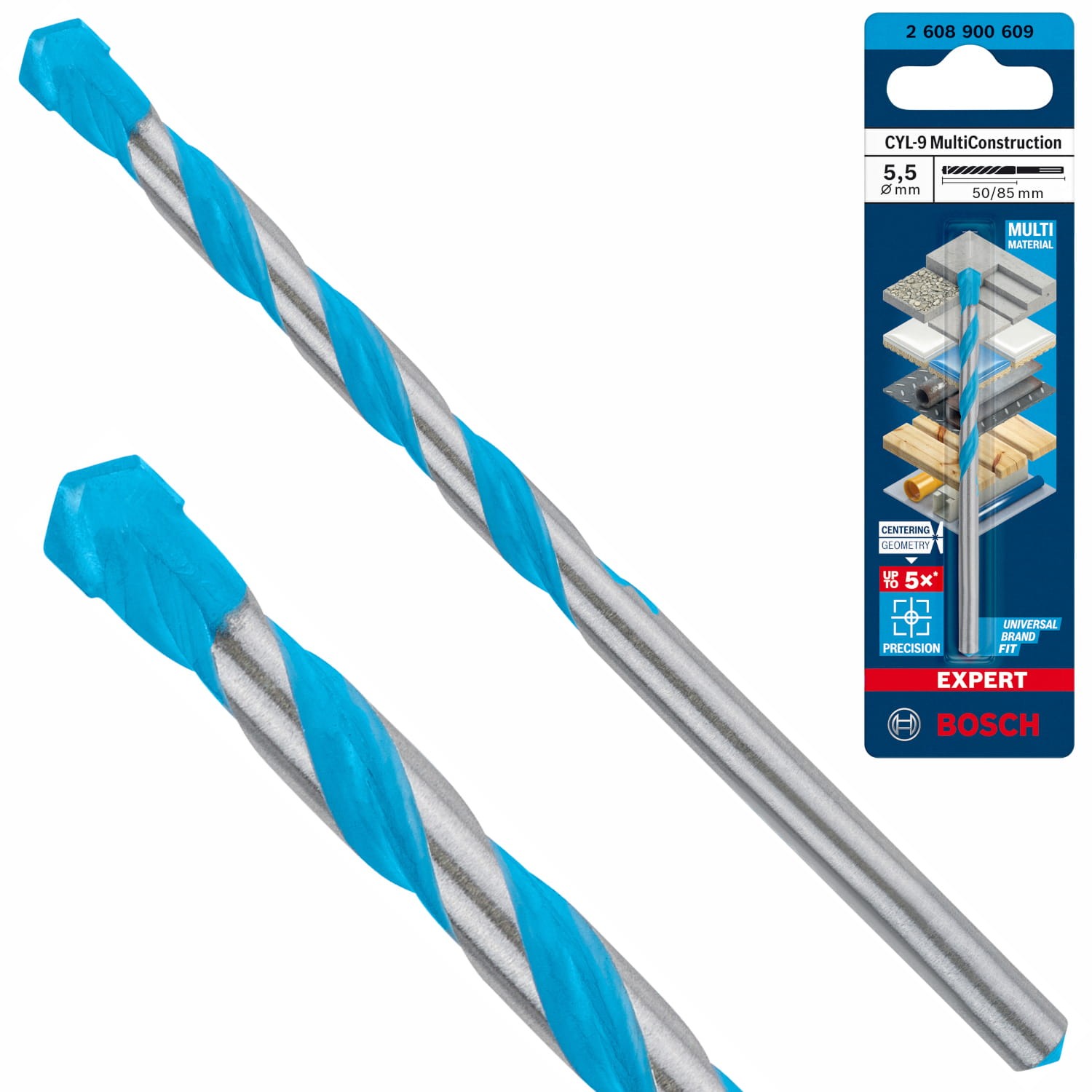 Wiertło EXPERT CYL-9 Multi Construction 5,5x50x85mm Bosch 2608900609