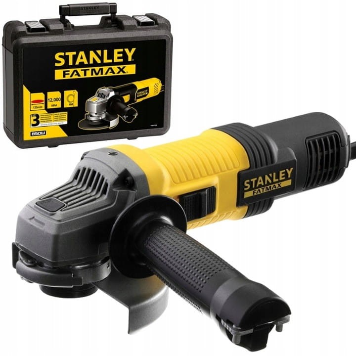 STANLEY FMEG220k Szlifierka kątowa 850W 125mm sieciowa + walizka