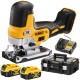Wyrzynarka akumulatorowa 18V 2x 5Ah ład TSTAK DeWALT DCS335P2