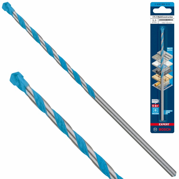 Wiertło EXPERT CYL-9 Multi Construction 5,5x100x150mm Bosch 2608900610