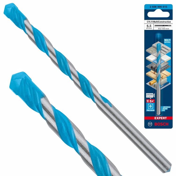 Wiertło EXPERT CYL-9 Multi Construction 6,5x60x100mm Bosch 2608900615