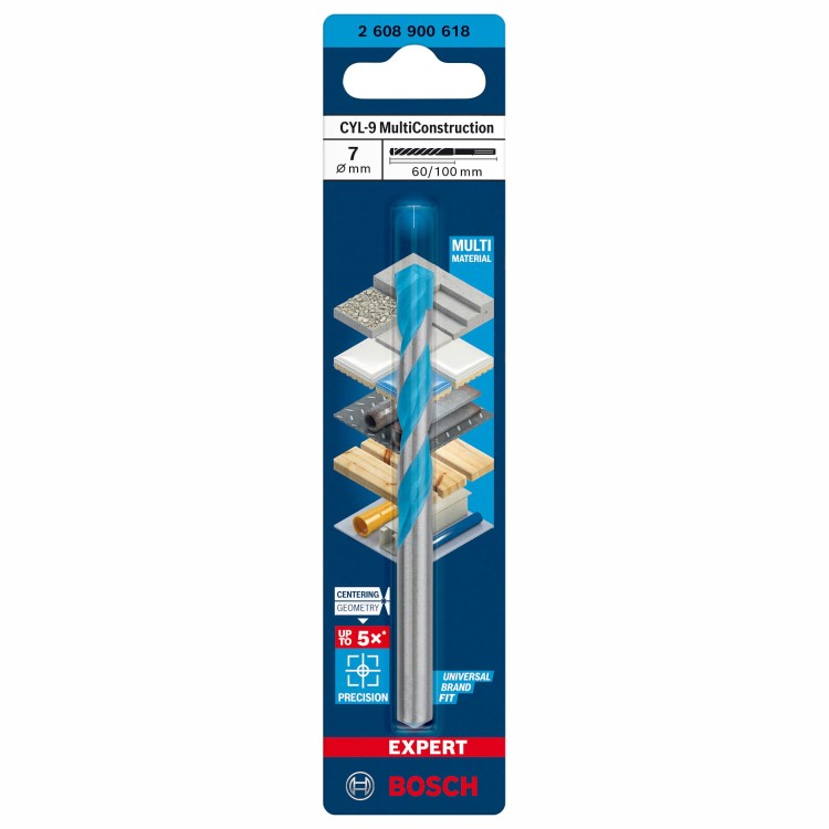 Wiertło EXPERT CYL-9 Bosch 2608900618