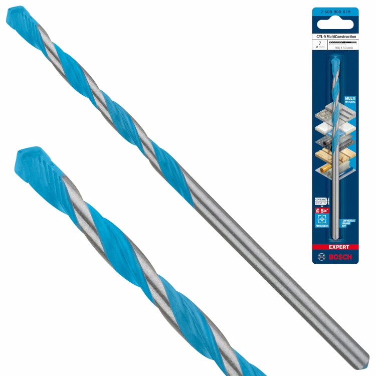 Wiertło EXPERT CYL-9 Multi Construction 7x90x150mm Bosch 2608900619