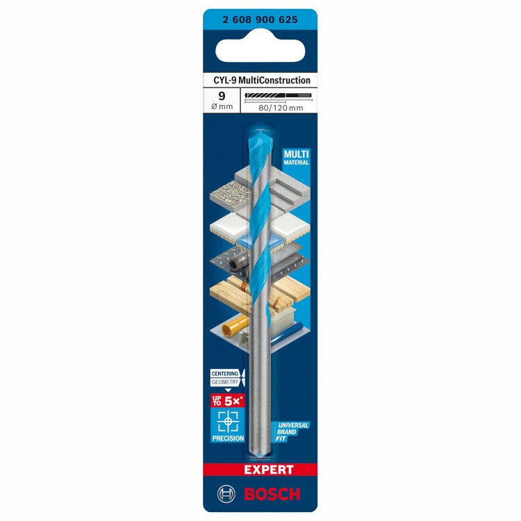Wiertło EXPERT CYL-9 Bosch 2608900625