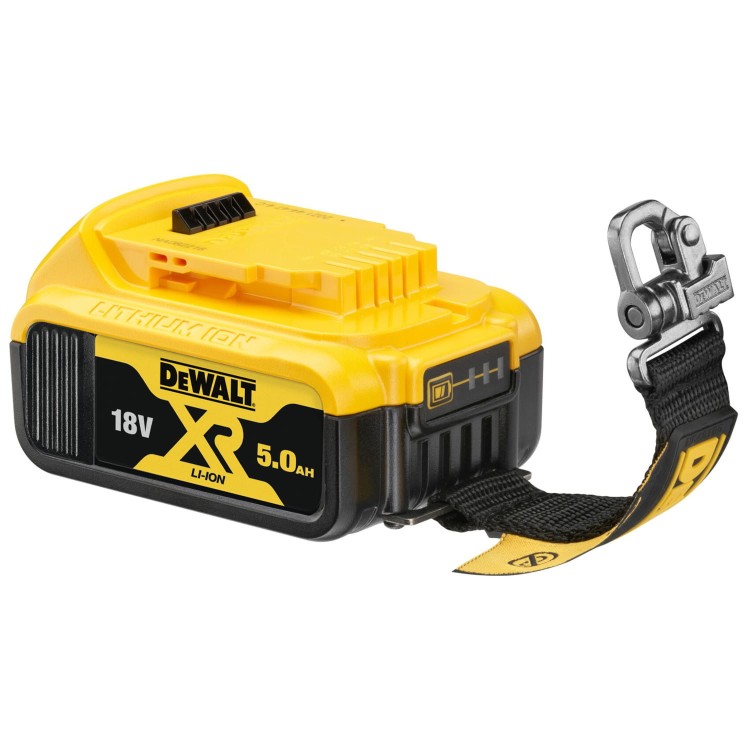 Bateria 18V 5Ah Li-Ion smycz Lanyard Ready DEWALT DCB184LR