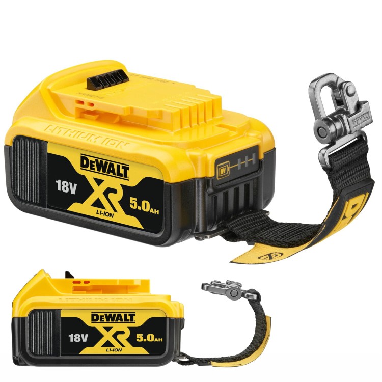 Akumulator bateria 18V 5Ah Li-Ion smycz Lanyard Ready DEWALT DCB184LR