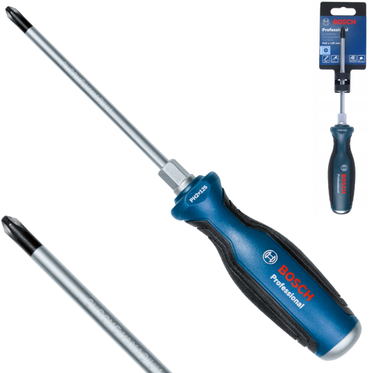 Wkrętak krzyżowy PH2 x 125mm Professional BOSCH 1600A01TG3