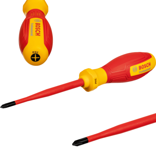 BOSCH Wkrętak izolowany śrubokręt VDE PH 1 x 100 mm 1600A02NB8