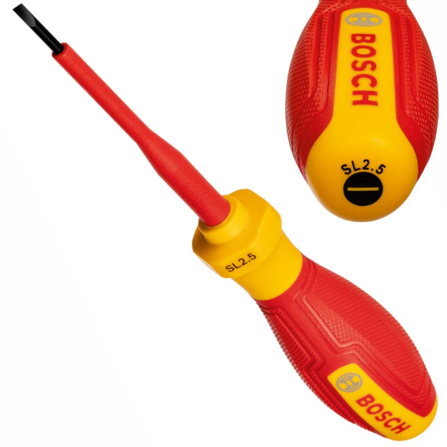 Wkrętak VDE SL 2,5x75mm izolowany Professional Bosch 1600A02NC0