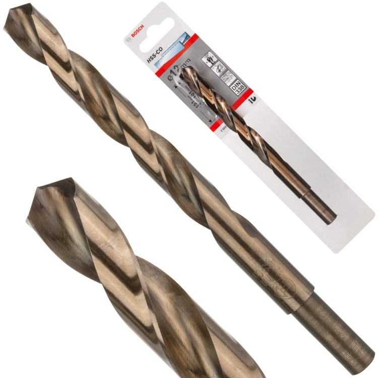 BOSCH Wiertło kręte HSS Cobalt do metalu, stali 12 x 151mm 1szt.