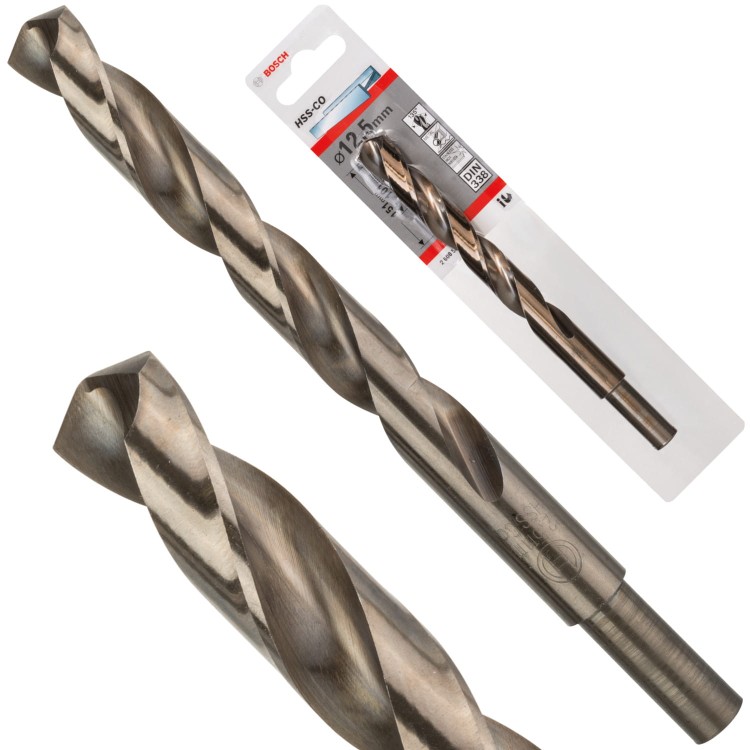 BOSCH Wiertło kręte HSS Cobalt do metalu, stali 12,5 x 151mm 1szt.