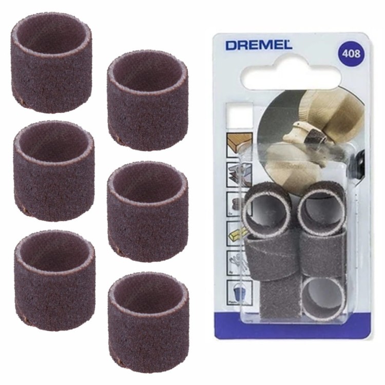 Taśma szlifierska 13mm cylindryczna ziarnistość 60 6szt. DREMEL 2615040832