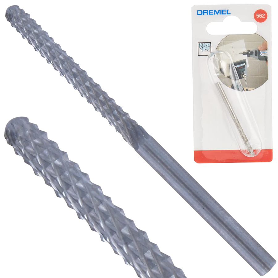 Spiralna końcówka do cięcia glazury płytek ściennych 3,2mm frez DREMEL 562