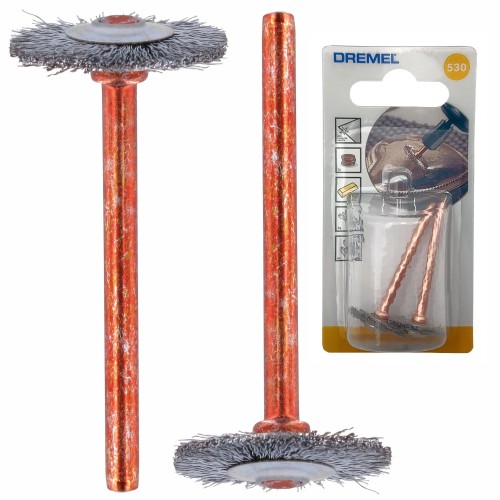 Szczotka ze stali nierdzewnej 19mm 2szt. DREMEL 26150530JA