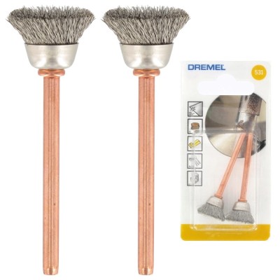Szczotka ze stali nierdzewnej 13mm 2szt. DREMEL 26150531JA